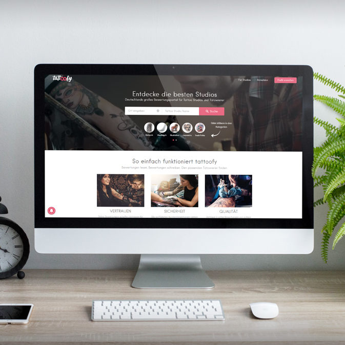 tattoofy tattoofy.de - Zufriedener Kunde von MINDCREATOR